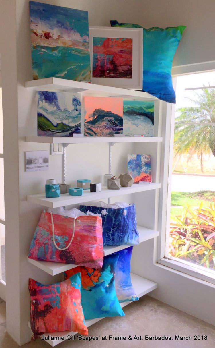 Frame & Art Exhibition Scapes by Julianne Gill What's On In Barbados